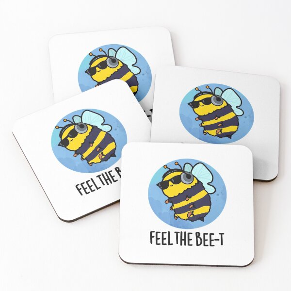Item preview, Feel The Bee-t Funny Bee Puns  designed and sold by punnybone.