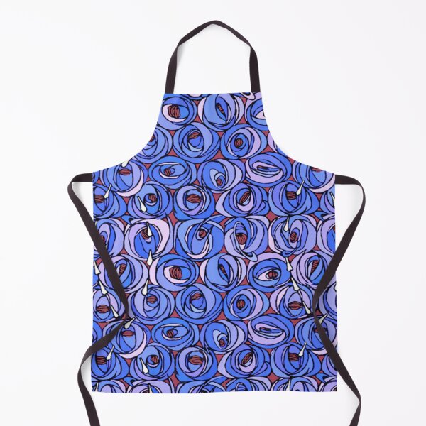 Item preview, Charles Rennie Mackintosh - Roses teardrops,blue,red designed and sold by Vivanne-art.