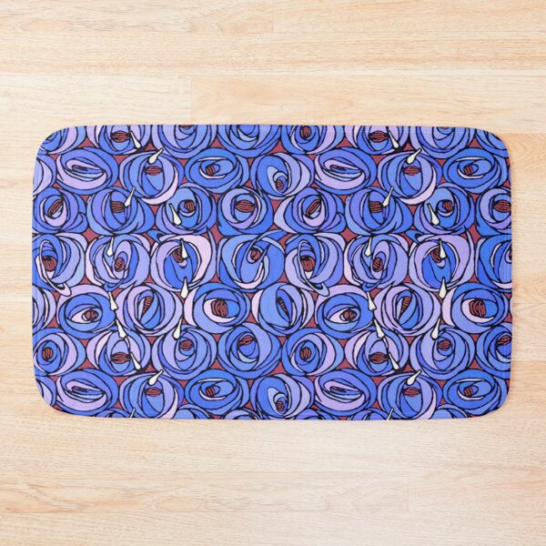 Item preview, Charles Rennie Mackintosh - Roses  teardrops,blue,red designed and sold by Vivanne-art.