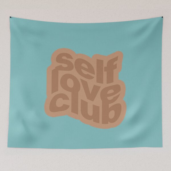 Item preview, self love club - brown designed and sold by Cool Gal, Cool Cats.