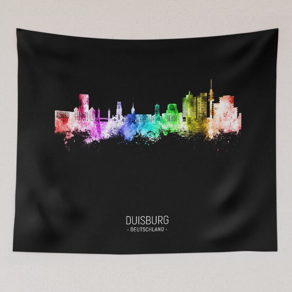 Item preview, Duisburg Germany Skyline designed and sold by ArtPrints.