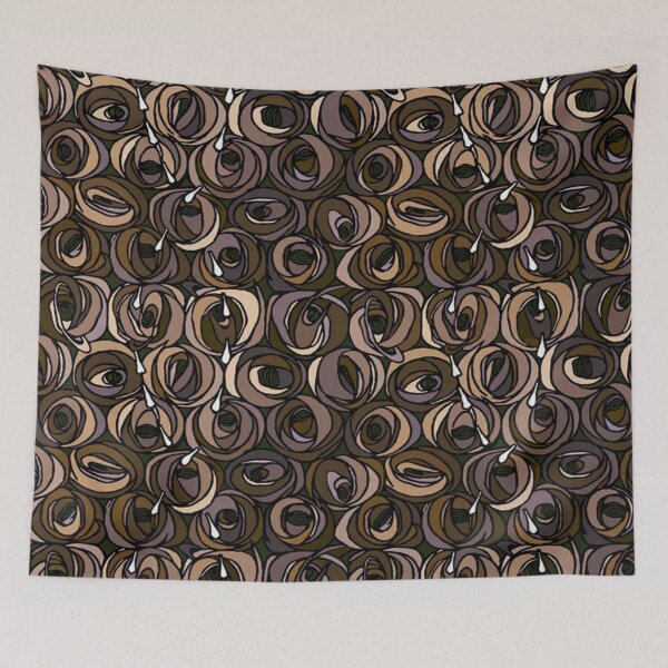 Item preview, Charles Rennie Mackintosh - Roses  teardrops, brown designed and sold by Vivanne-art.