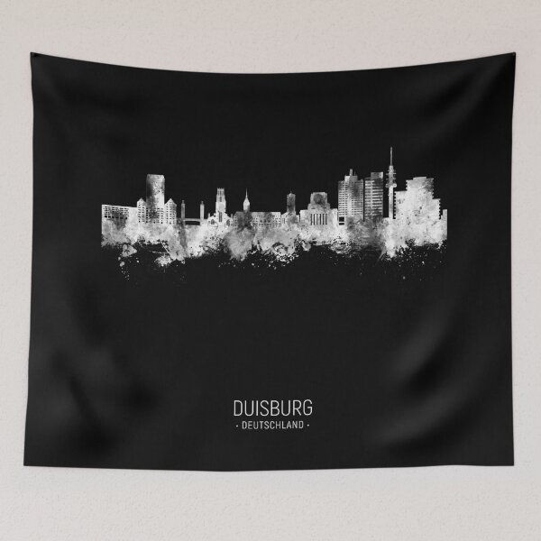 Item preview, Duisburg Germany Skyline designed and sold by ArtPrints.