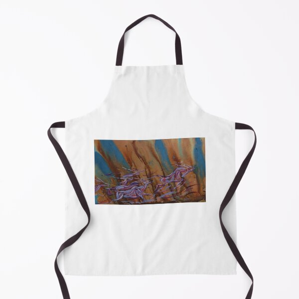 Item preview, Abstract contemporary deer running designed and sold by kunal pal.