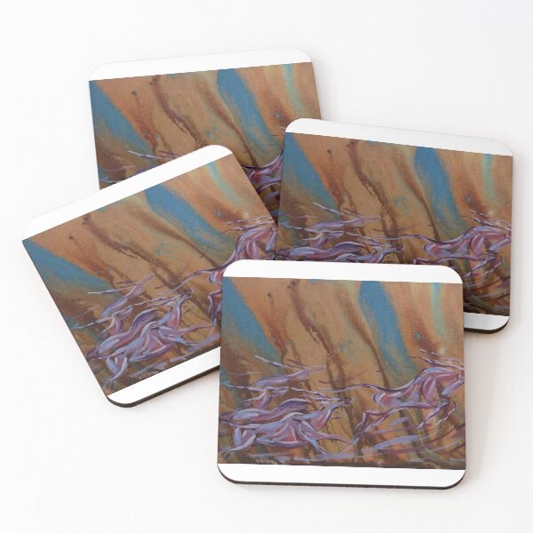 Item preview, Abstract contemporary deer running designed and sold by kunal pal.
