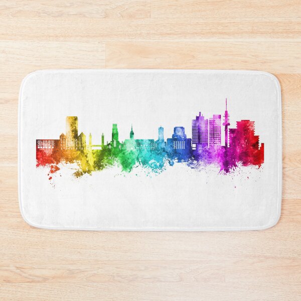 Item preview, Duisburg Germany Skyline designed and sold by ArtPrints.