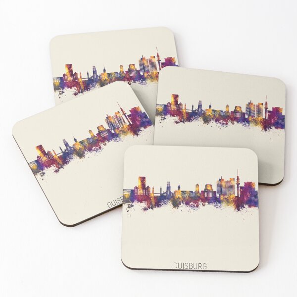 Item preview, Duisburg Germany Skyline designed and sold by ArtPrints.