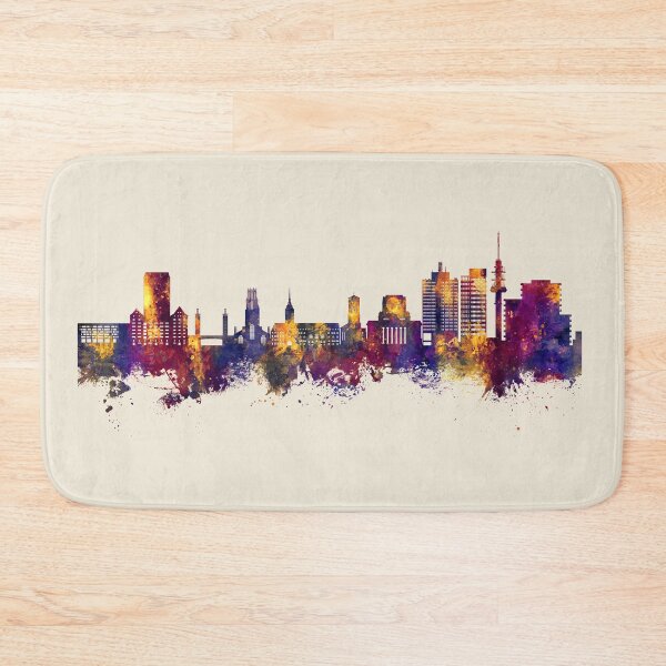 Item preview, Duisburg Germany Skyline designed and sold by ArtPrints.