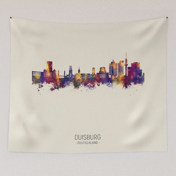 Item preview, Duisburg Germany Skyline designed and sold by ArtPrints.