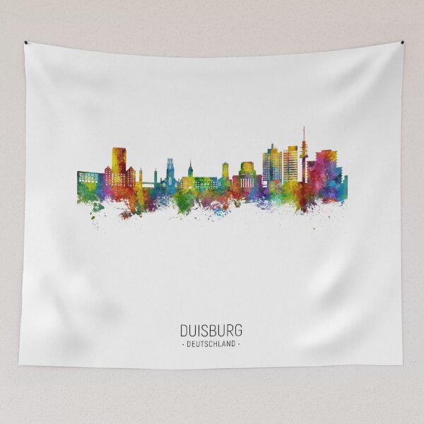 Item preview, Duisburg Germany Skyline designed and sold by ArtPrints.