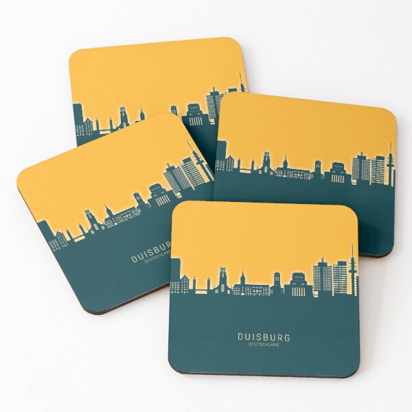 Item preview, Duisburg Germany Skyline designed and sold by ArtPrints.