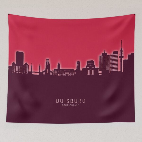 Item preview, Duisburg Germany Skyline designed and sold by ArtPrints.