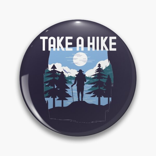 Item preview, Take a Hike, hiking silhouette Alpinist Design designed and sold by justjonboy.