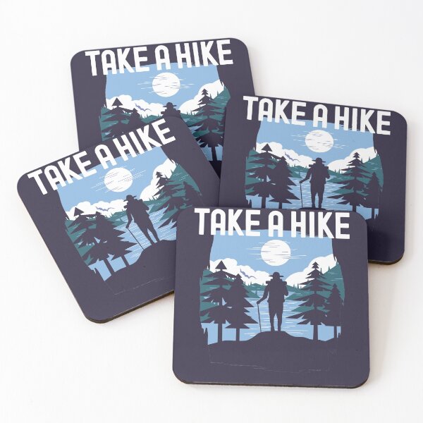 Item preview, Take a Hike, hiking silhouette Alpinist Design designed and sold by justjonboy.