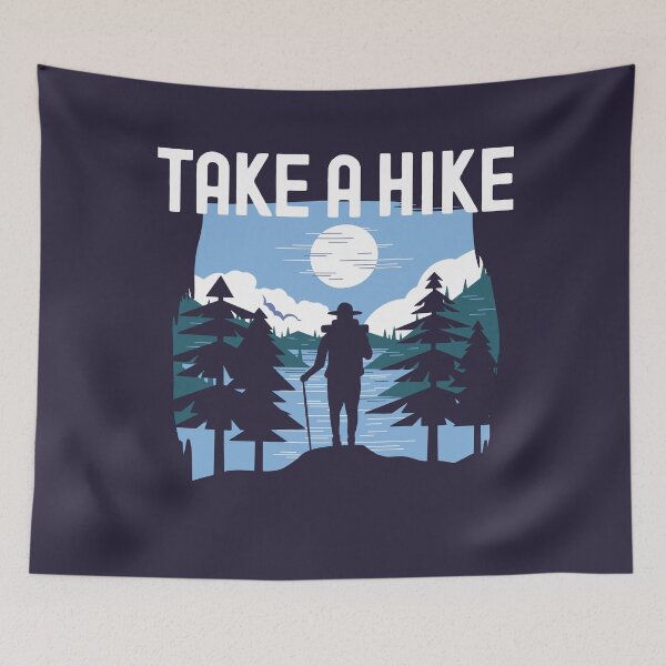 Item preview, Take a Hike, hiking silhouette Alpinist Design designed and sold by justjonboy.