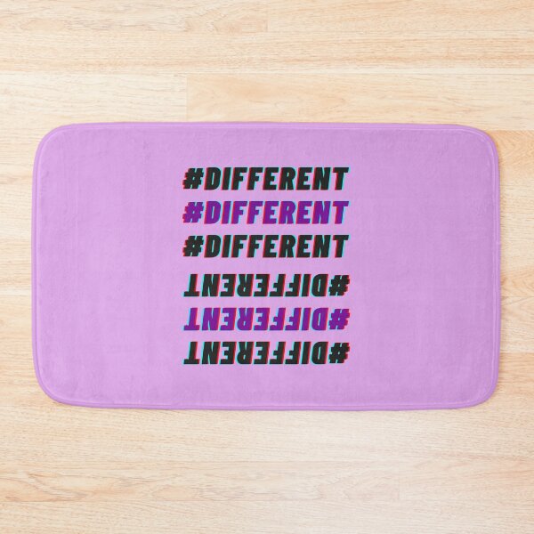 Item preview, TYPOGRAPHY "DIFFERENT" | QUOTE OF THE DAY designed and sold by Mintminz.