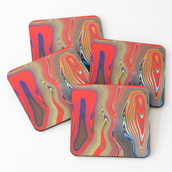 Item preview, Twisted Geometry Cosmic -Red-2 designed and sold by runati.