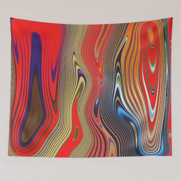 Item preview, Twisted Geometry Cosmic -Red-2 designed and sold by runati.