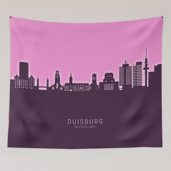 Item preview, Duisburg Germany Skyline designed and sold by ArtPrints.