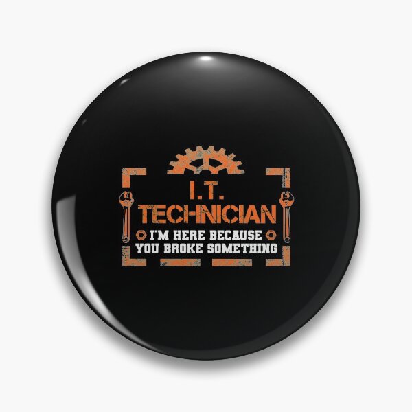 Item preview, IT technician designed and sold by Orange Pieces.