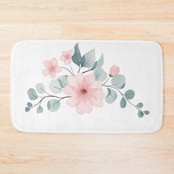 Item preview, Pink Watercolor Floral bouquet designed and sold by wild-bloom.