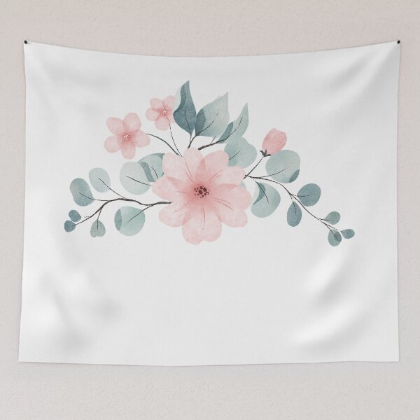 Item preview, Pink Watercolor Floral bouquet designed and sold by wild-bloom.