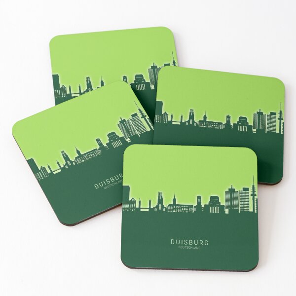 Item preview, Duisburg Germany Skyline designed and sold by ArtPrints.