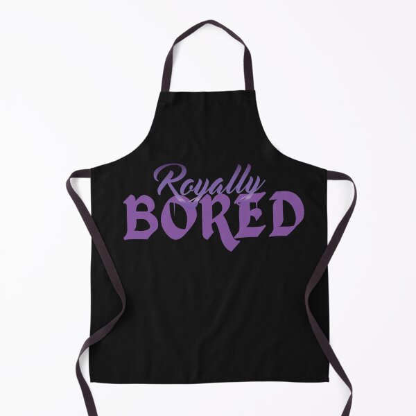 Item preview, Royally Bored - Funny Sarcastic Quote in FAUX Metallic Purple Print designed and sold by mLoyal.