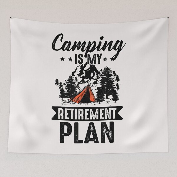 Item preview, Camping Is My Retirement Plan - Outdoor designed and sold by begin-again.