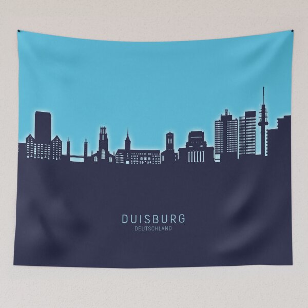 Item preview, Duisburg Germany Skyline designed and sold by ArtPrints.