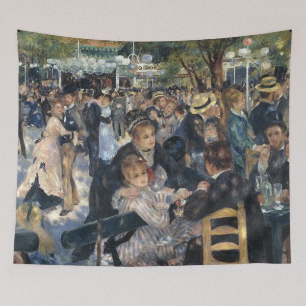 Item preview, Bal au Moulin de la Galette - 1876 - Pierre-Auguste Renoir designed and sold by TemporaryArt.
