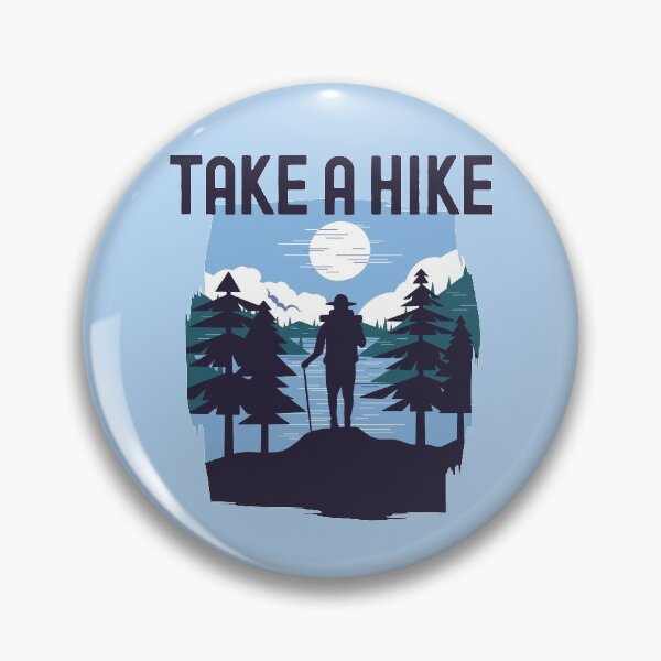 Item preview, Take a Hike, hiking silhouette Alpinist Design designed and sold by justjonboy.