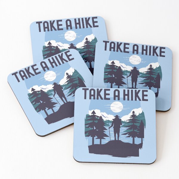 Item preview, Take a Hike, hiking silhouette Alpinist Design designed and sold by justjonboy.