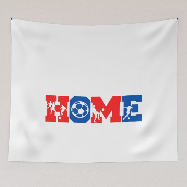 Item preview, Red and Blue HOME - Football or Soccer - One Word Sums It Up  designed and sold by Labradoodlesetc.