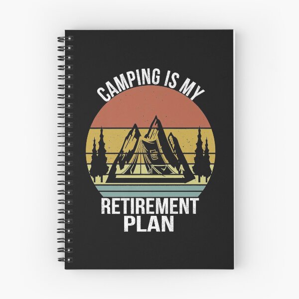 Item preview, Camping Is My Retirement Plan - Vintage Retirement designed and sold by begin-again.
