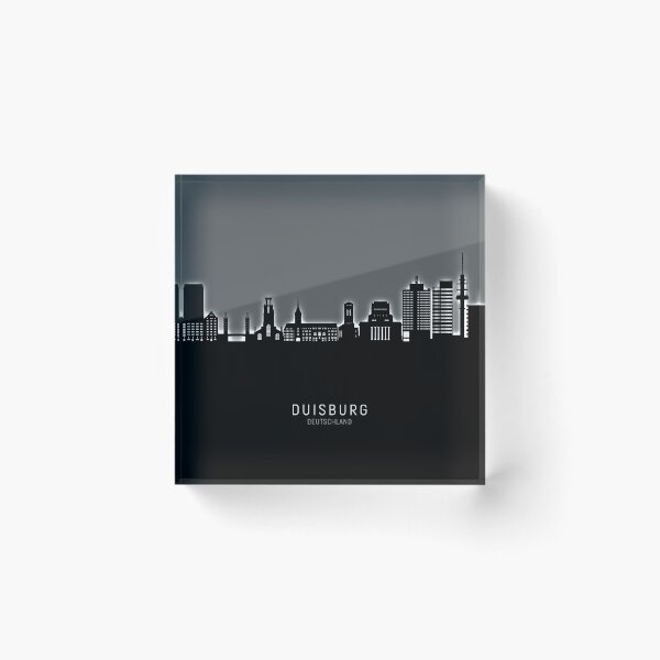 Item preview, Duisburg Germany Skyline designed and sold by ArtPrints.
