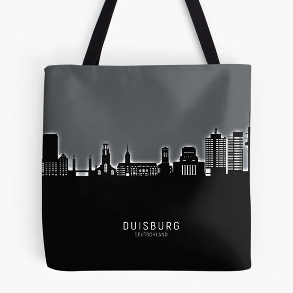 Item preview, Duisburg Germany Skyline designed and sold by ArtPrints.