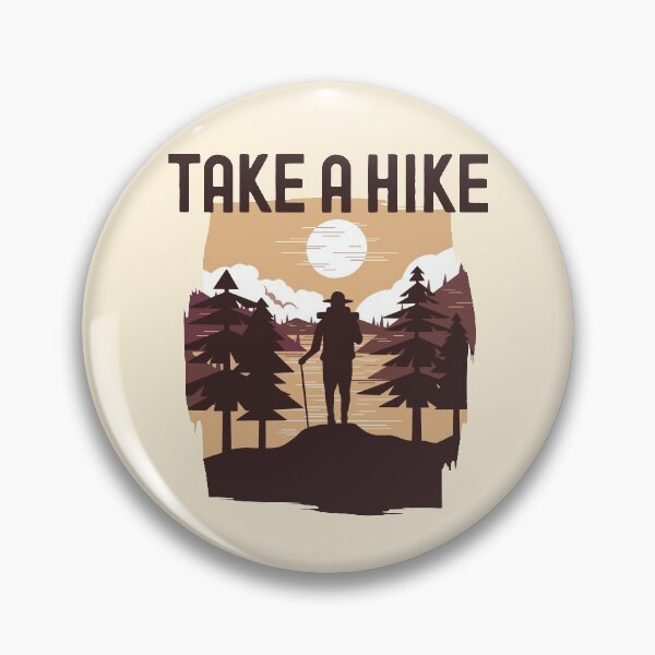 Item preview, Take a Hike, hiking silhouette Alpinist Design designed and sold by justjonboy.