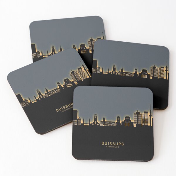 Item preview, Duisburg Germany Skyline designed and sold by ArtPrints.