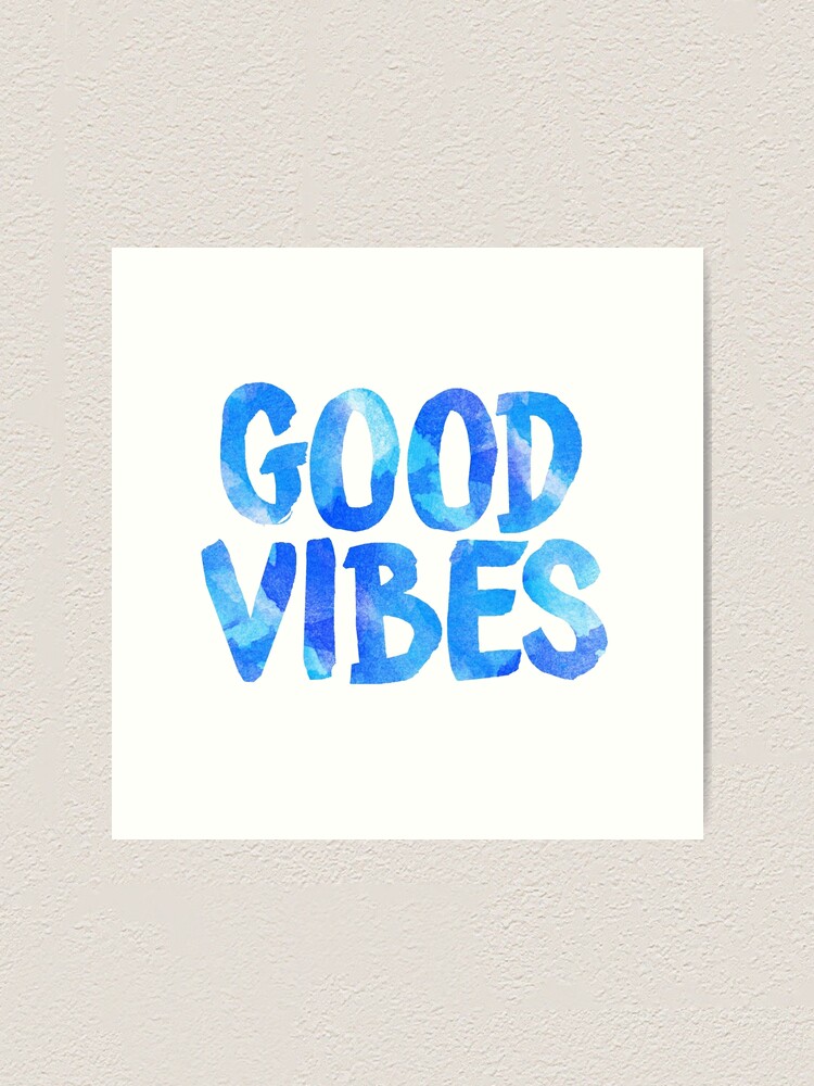 good vibes free spirit laptop sticker | Art Print