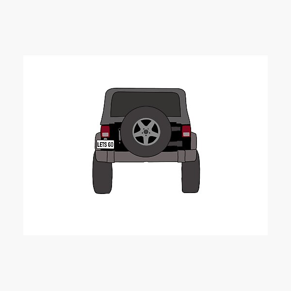 Wandbilder Jeep Wrangler Redbubble