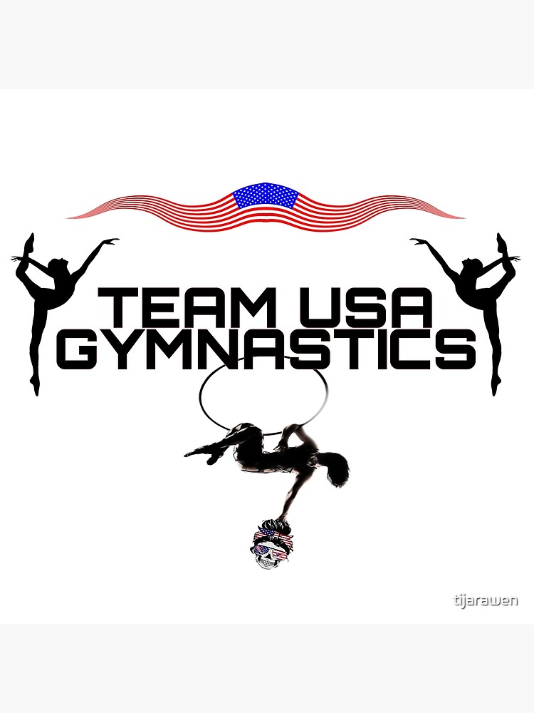 "Team usa Gymnastics" Poster for Sale by tijarawen Redbubble