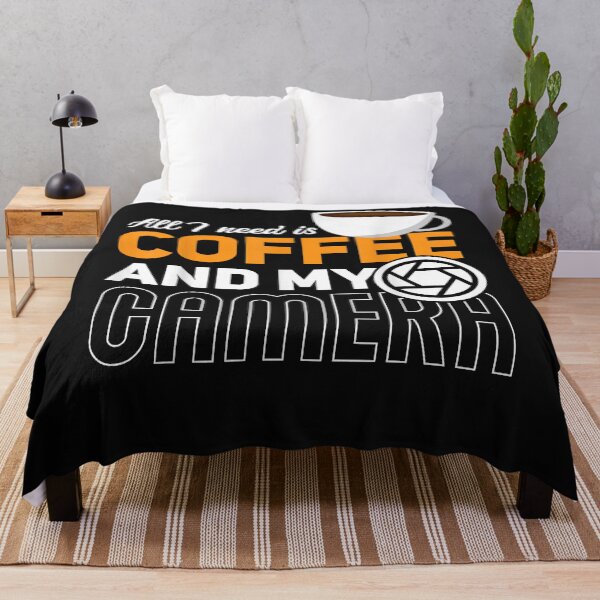 Item preview, All I Need Is My Coffee And My Camera - Funny Photography designed and sold by begin-again.