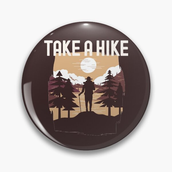 Item preview, Take a Hike, hiking silhouette Alpinist Design designed and sold by justjonboy.