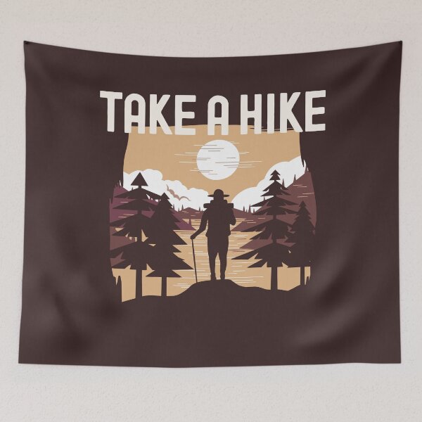 Item preview, Take a Hike, hiking silhouette Alpinist Design designed and sold by justjonboy.
