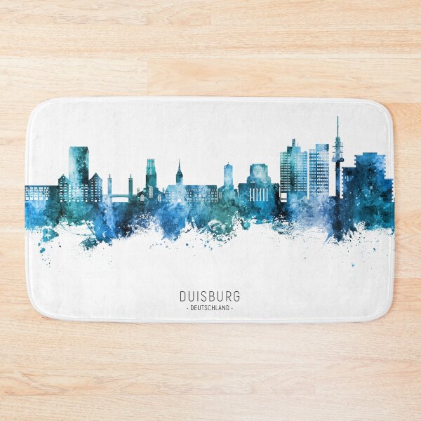 Item preview, Duisburg Germany Skyline designed and sold by ArtPrints.