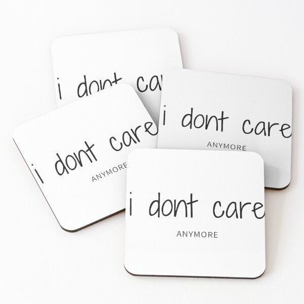 Item preview, I don't care anymore quotes english designed and sold by store-nono.