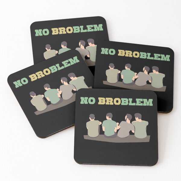 Item preview, No BROblem No problems with real friends! designed and sold by Sellery-GbR.