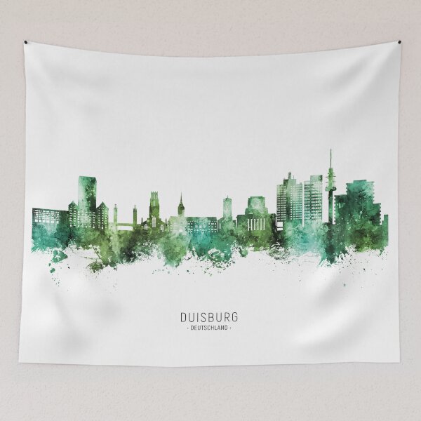 Item preview, Duisburg Germany Skyline designed and sold by ArtPrints.