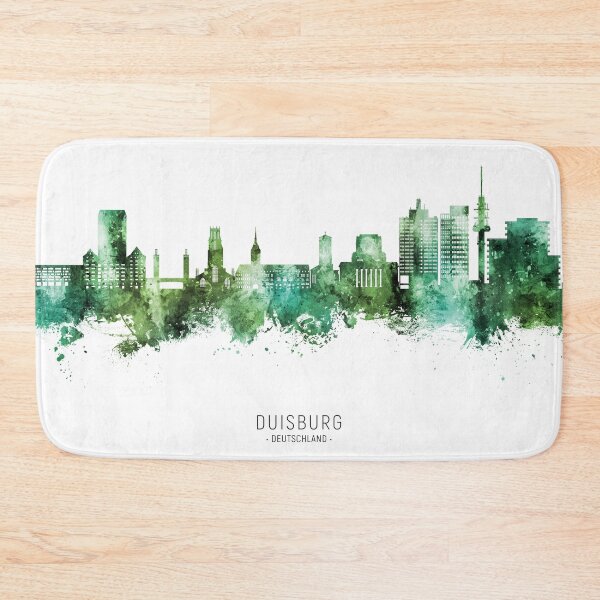 Item preview, Duisburg Germany Skyline designed and sold by ArtPrints.